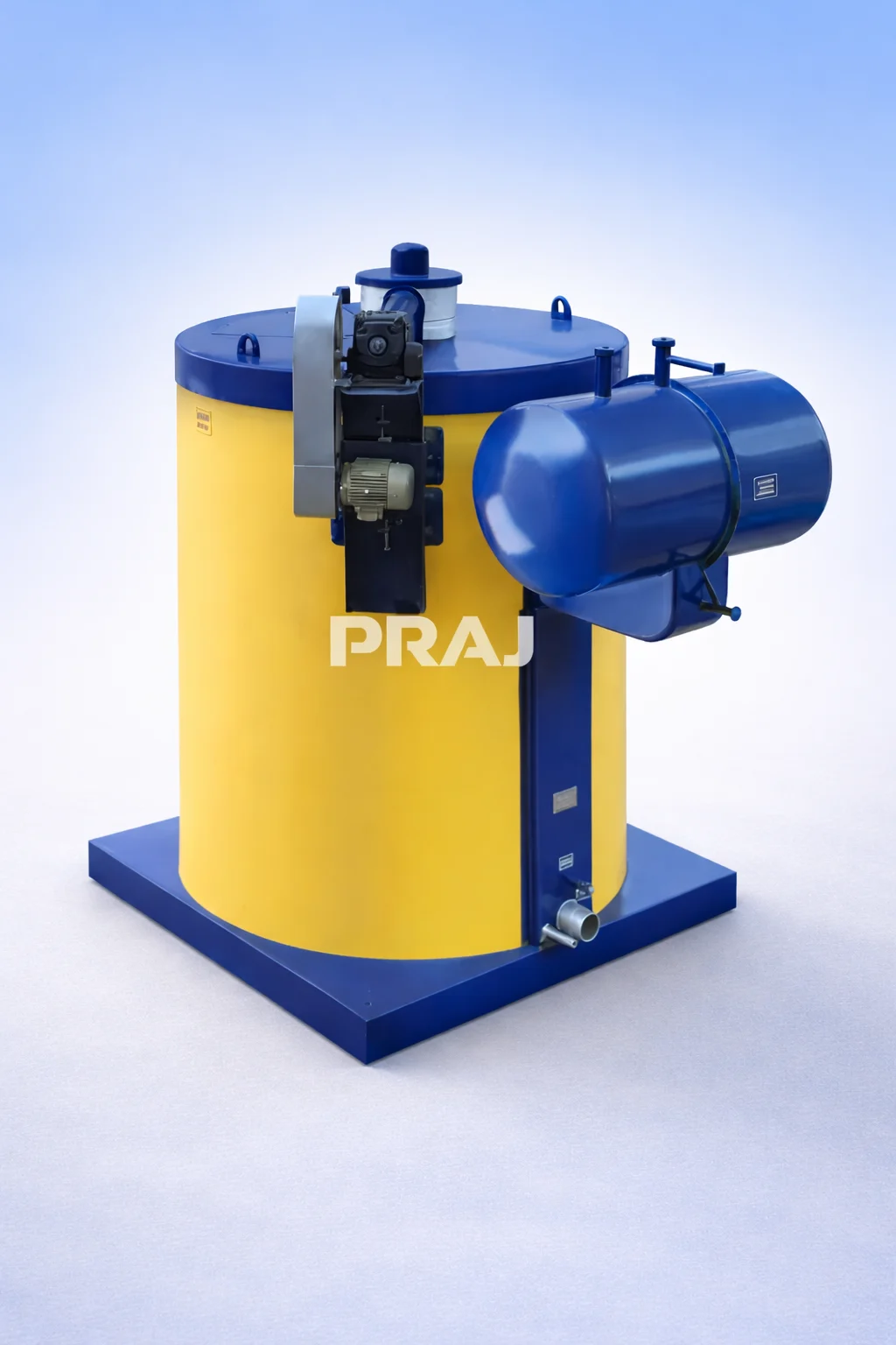 Praj flake ice plant installation at fishery cold-chain customer site